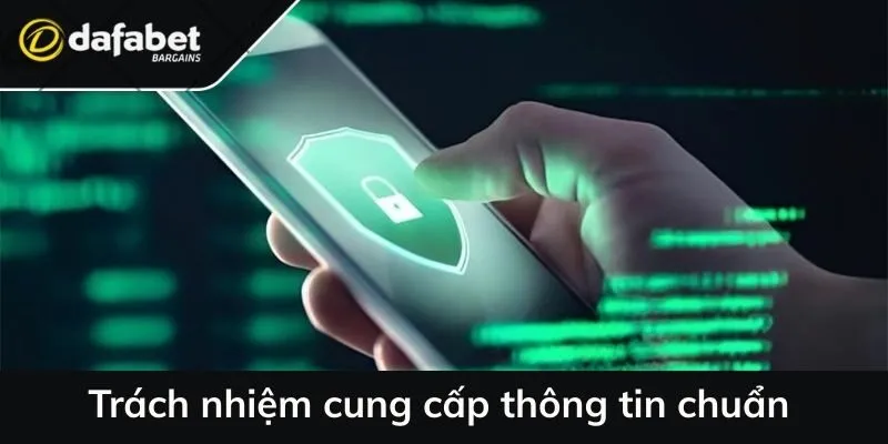 Cược thủ có trách nhiệm là cung cấp thông tin chuẩn